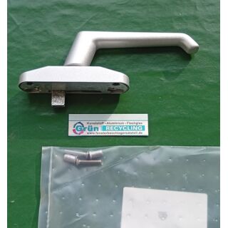 NOTTER Fenstergriff - Handhebel Silber , Lochabstand 78mm - Zahnschieber länge 17mm FachP4395