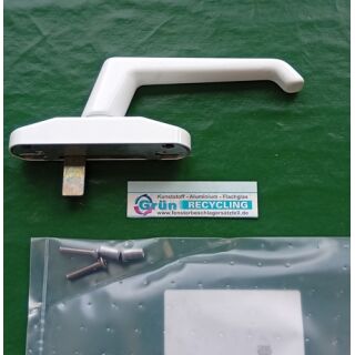NOTTER Fenstergriff - Handhebel Weiß , Lochabstand 78mm - Zahnschieber Länge 27mm FachP4396