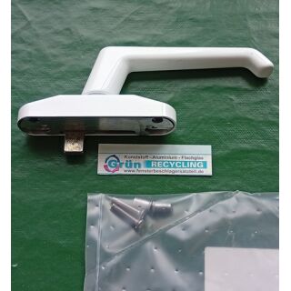 NOTTER Fenstergriff - Handhebel Weiß - Lochabstand 78mm , Zahnschieber Länge 17mm FachP4397