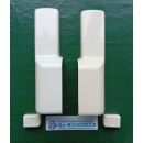 SIEGENIA Portal Abdeckkappen Set PSK 200-160 RAL9003...