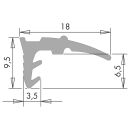 SIEGENIA Dichtung HH0134-05 - Länge 3,4m , Schwarz PDPB0050 RaumXRX/006