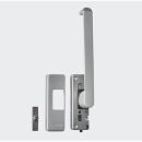 SCHÜCO PSK Handhebel 34225 LINKS EV1 Silber Fach03R6/7