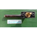 MACO Design Fenstergriff - Messing Schwarz - Nocken 12/10mm , Vierkant 7mm , Lochabstand 43mm FachP4440