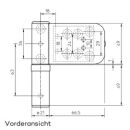 SIMONSWERK 3D Aufschraubband Haustürband K4040 3 D...
