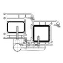 SIMONSWERK 3D Aufschraubband Haustürband K4040 3 D Überschlagstärken von 15-19 mm verkehrsweiß FachX2966