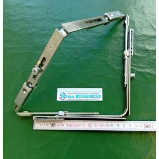 MACO Eckumlenkung für Schrägfenster 165 x 165mm mit 1 Pilzzapfen RaumX1223