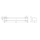 EPN 2000 II Druckstange GF/SF, Edelstahl, BA 400-1000