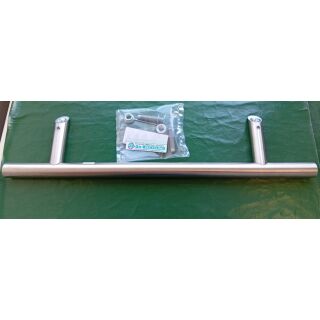 HOPPE Edelstahl-Bügelgriff Stoßgriff , Stangenform E5012 - F69 Edelstahl matt FachPB016