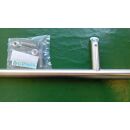 HOPPE Edelstahl-Bügelgriff Stoßgriff , Stangenform E5012 - F69 Edelstahl matt FachPB016