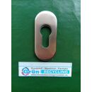 Schieberosette PZ oval Edelstahl 74 x 33mm Lochabstand...