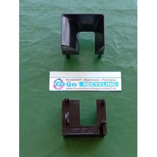 GEALAN Rolladen Einlauftrichter Links - 2426-1 Schwarz FachVR4/274
