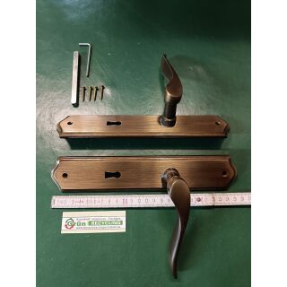 FREYLINE Drücker Garnitur 255x50mm CLAUDIA P/72 BB Bundbart  HB12/54