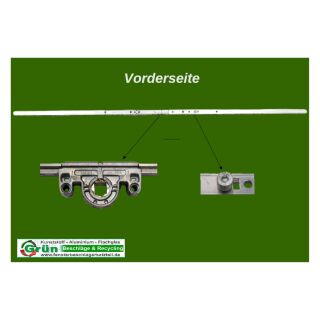 ROTO NT DK Getriebe mittig variabel | Dorn 15 mm | Gr 980 | FFH 801-1200 mm | Griffhöhe 401 - 600 mm | 1 E-Zapfen | KR01/11