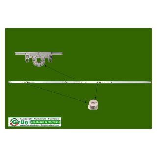 ROTO NT DK | Konstant | Dorn15 | GR 1090 | FFH 1001-1200 mm | Griffhöhe 513 mm | 2 P-Zapfen KR07/10