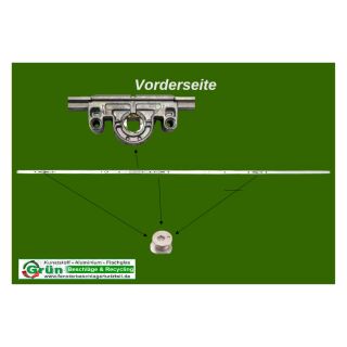 ROTO NT DK | Konstant | Dorn 15 | Gr 1490 | FFH 1401 - 1600 mm | Griffhöhe 563 mm | 3 P-Zapfen KR06/08
