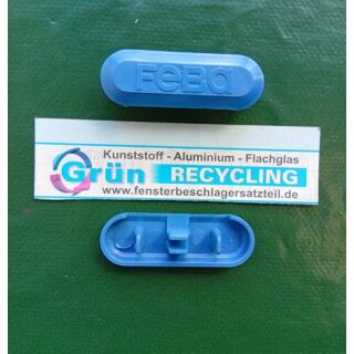 FEBA Wasserkappen Wasserschlitzkappe 45mm x 15mm Blau SchrankP358/1