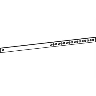 HAUTAU MACO Verbindungsstange flach HS Atrium gelocht FFB 720-1.500mm L=860mm verzinkt