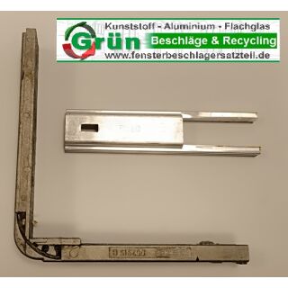 Geze F 1200 Kurbeldrehkipp-Eckumlenkung für waagr. Getriebe-Montage FachX1666