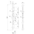 Giesse Mehrfachverriegelung Mulitpoint 35/85/24 U Stulp 6...