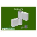 SCHÜCO Aufsatzband Türband RAL 9005 22/94...