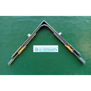GU Eckumlenkung mit 2 Rollzapfen - Schenkelmaße 158 x 158mm FachP4519