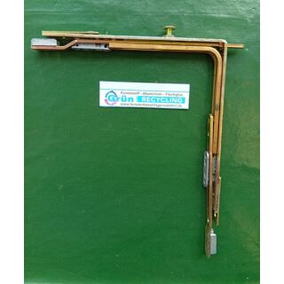 GU Eckumlenkung 625380 6 25380 - Schenkelmaße 160 x 160mm - mit 1 Pilzzapfen und Ausstoß 17mm FachVR3/160