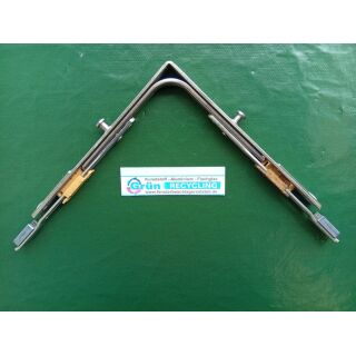 GU Eckumlenkung - Schenkelmaße 159 x 159mm - mit 2 Pilzzapfen E20845 FachP4521