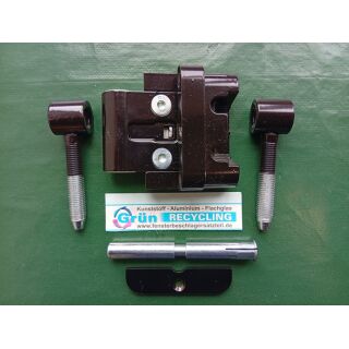 SIMONSWERK Haustürband Braun 3-tlg. BAKA 2D - 20FD RZ 57 MSTS mit Sicherungsstift - Für Überschlagdichtung - zweidimensional verstellbar FachP4534