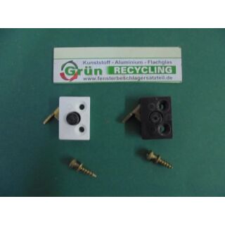 MACO Multi Matic Sprossenkupplung f. Sprossenrahmen 26mm weiss 11470 2 teilig mit Schraube FachP1748