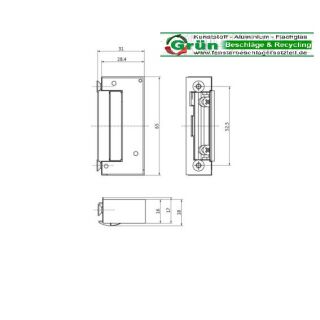 BKS Elektro Türöffner ET8 RF 24V DC FachP5052