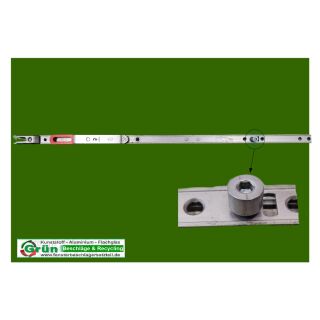 ROTO NT Stulpflügelgetriebe variabel GR 1780 | FFH 1601–2000 mm | 2 Stahl-Schließstücke | 1 E-Zapfen KR03/05