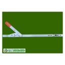 ROTO NT Stulpflügelgetriebe konstant GR 890 | FFH 801–1000 mm | 1 Stahl-Schließstück KR03/10