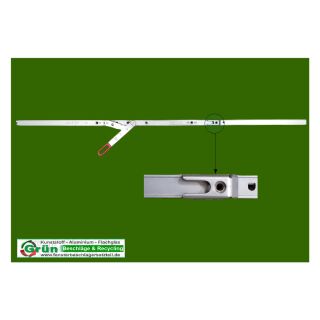 ROTO NT Stulpflügelgetriebe variabel 680 D8 | FFH 621–900 mm | 1 Stahl-Schließstück KR02/11