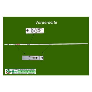 ROTO NT Stulpflügelgetriebe konstant 1290 | FFH 1201–1400 mm | 2 Stahl-Schließstück | 1 Bediensperre KR02/18