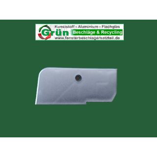 GU Endkappe zu P 1603 Abdeckschiene 968/200, 90 x 41mm Links silber FachP4929