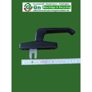 WSS Schlechtendahl  Fenstergriff Getriebegriff Gabelvorstand 24mm Lochabstand 84mm gegenlaufend braun NACHBAU