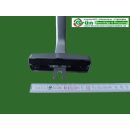 WSS Schlechtendahl  Fenstergriff Getriebegriff Gabelvorstand 24mm Lochabstand 84mm gegenlaufend silber NACHBAU