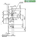 WILKA Rohrrahmenschloss Einsteckschloss 1438 35/92/8...