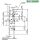 WILKA Rohrrahmenschloss Einsteckschloss 1438 40/92/8 24x3x245mm DIN Links/Rechts VKW1/392