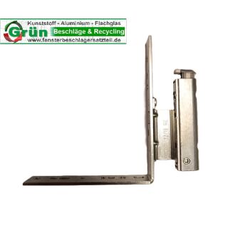 Maco Ecklagerband DT130 f.Fenstertüren mit ÜF 12/18-13 rechts silber FachP4917