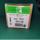 Spanplattenschraube 4x35 Kreuz 1000Stk Aussenh/Regal1/03