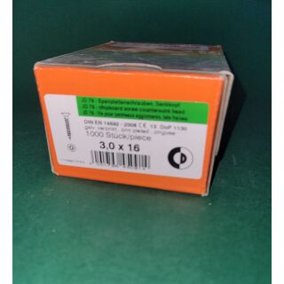 Spanplattenschraube 4,5x40 Kreuz 1000Stk Aussenh/Regal1/12