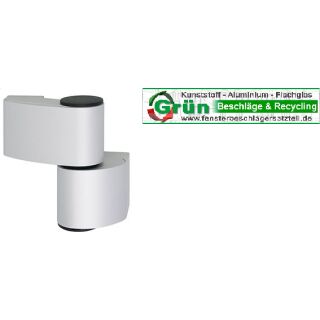 WSS Schlechtendahl 3D- Plus Türband für 10mm Flügelaufschlag 2-teilig rechts/links verwendbar FachP4916