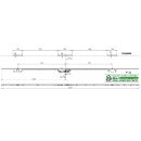 FUHR Panik - Mehrfachverriegelung 870 Typ 8 DH 1020 Stulp...