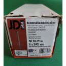 Konstruktionsschraube 8x240 Tellerkopf I-Stern galvanisch...