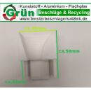 VEKA Einlauftrichter Links weiß 108.033 Nachdruck