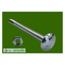 Flachrundschraube 8x40 mit Mutter SW13 200STK Aussenh/Regal2/02