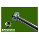 Flachrundschraube 8x80 mit Mutter SW13 100STK...