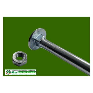 Flachrundschraube 6x45 mit Mutter SW10 200STK Aussenh/Regal2/16
