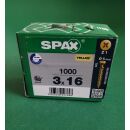 Spax-Schrauben 3x16 1000Stk Z1 Gelb Aussenh/Regal2/19